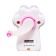 Mechanical sharpener with container, pink paw