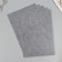 A set of glitter foamiran (5 sheets) 2 mm, 20x30 cm, dark silver