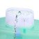 Animal fountain KitFort KT-6365, 5 W, 6 l, backlight, white and turquoise