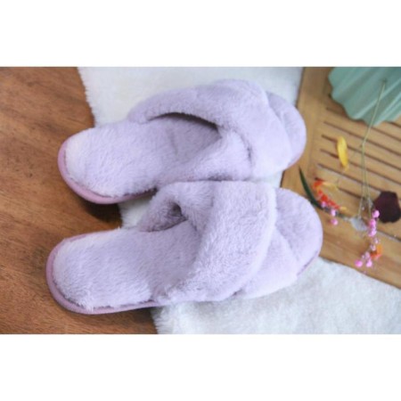 Slippers # 2 women, size 36.5, purple color
