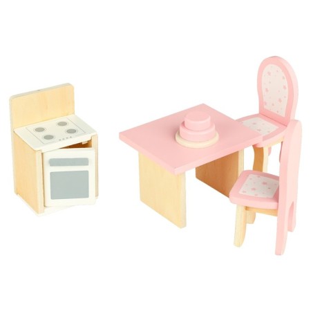 Duke Paramo Doll Wooden "Madelin Avenue", four -story, with furniture-17
