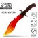 Souvenir weapon Knock Kukri "Fire", length 25 cm