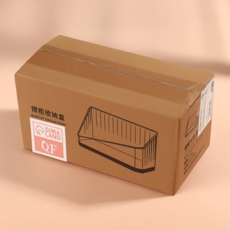 Organizer for storage "Calm", 1 section, 20 × 8.5 × 10 cm, translucent/black/golden color-8