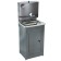 Tundra washbasin, without euns, stainless washing, 17 l, silver color