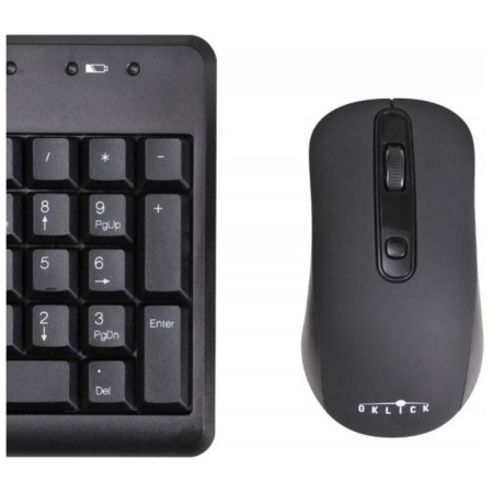 Keyboard mouse Oklick 270m Clab: Black Mouse: Black USB Wireless-2