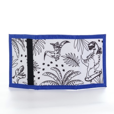 Velcro purse for coloring "Dino Paints"-5