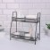Organizer for storing cosmetics/accessories, two -level, 35 × 17 × 8 cm, black color