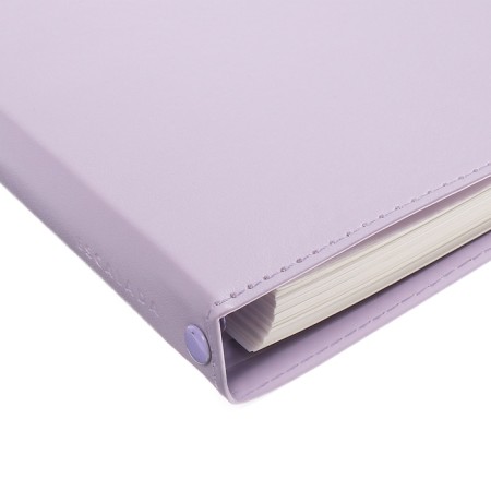 Note book A5+ 120l Escalada, soft region, leather claim, kr bl 70 g/m2, lilac-2