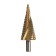 Drill step tundra pro, HSS, tin, spiral profile, trihedral. Saar, 4-32 mm