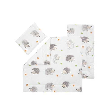 Kit in the stroller "crumbs hedgehog", white color-2