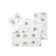 Kit in the stroller "crumbs hedgehog", white color
