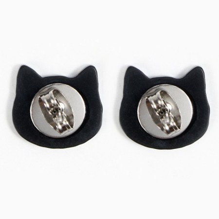 Earrings "cats", 2 x 1.5 cm-3