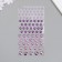 Sticker of plastic rhinestones "Half -dash of different sizes" MIX MIX 10x27 cm