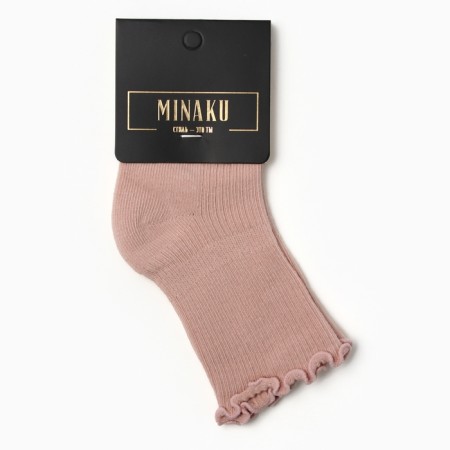 Children's socks minku, pink color, 12-14 cm-2