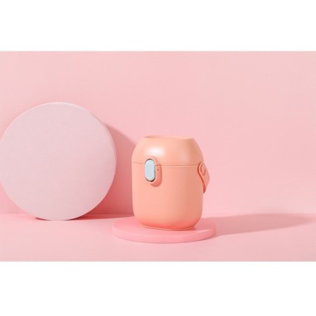 Container for storage of baby food 450 ml., With a spoon, color peach-7