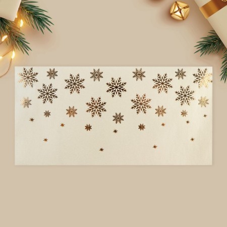 A set of gift envelopes "Happy New Year", 10 pieces, embossing, 22 x 11 cm, New Year-19