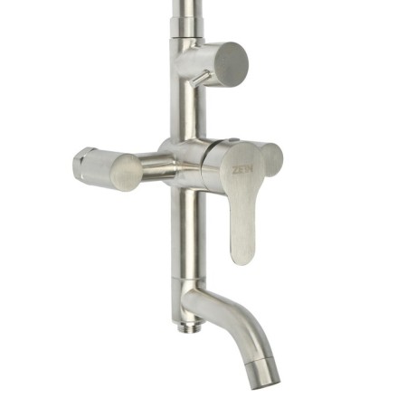 Bowing system ZEIN Z1008, mixer, tropical and hand watering can, stand, round, satin-9