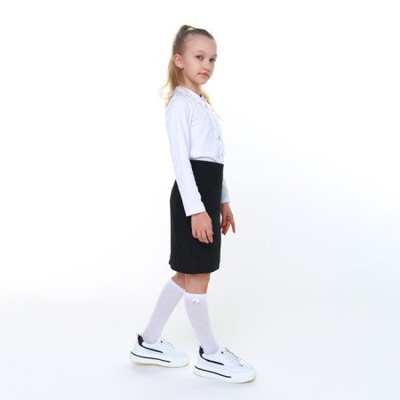 School blouse for a girl, white color, height 122-2