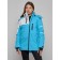 Ski jacket female, size 44, blue color