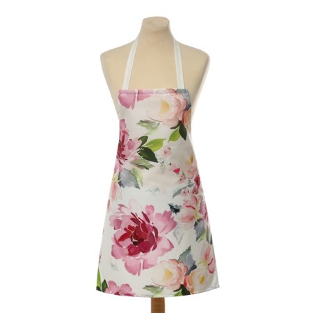 Apron Ethel "Peonies" 60 x80cm, 100% p/e-4