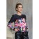 Female blouse, size 48, black color