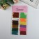 Glitter for creativity "Powder Neon" set 24 packages 1 package 2 g 24.5x13 cm