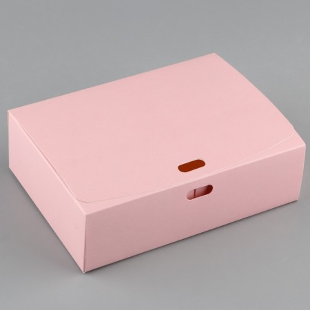 Gift folding box, packaging, “pink”, 16.5 x 12.5 x 5 cm, without tape-1