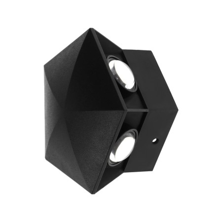 Facade lamp “Iskra”, FSD-052, 5 W, 3000k, 5 rays, IP65, 220 V, plastic, black-6