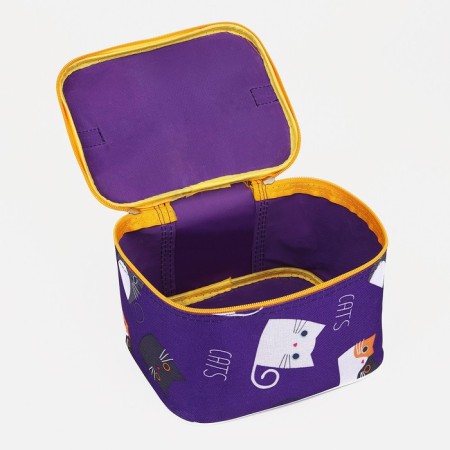 Lightning cosmetic bag, lilac color-2