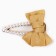 Hair hairpin pearls with a bow "Fall in Love", 8 x 8 cm.