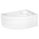 Bath screen Frontal Cersanit Kaliope 153, universal, white color