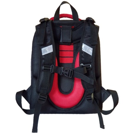 School backpack 38 x 30 x 16 cm, ergonomic back, Stavia "Black Machine"-2