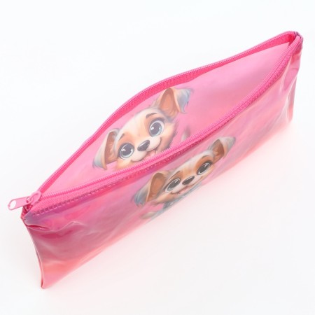 Cosmetic bag for lightning, pink color-2