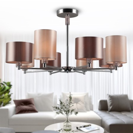 Rivoli Ebony 8he14, 40 watts chandelier-1