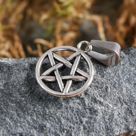 Amulet "Pentogram", metal pudter, art casting
