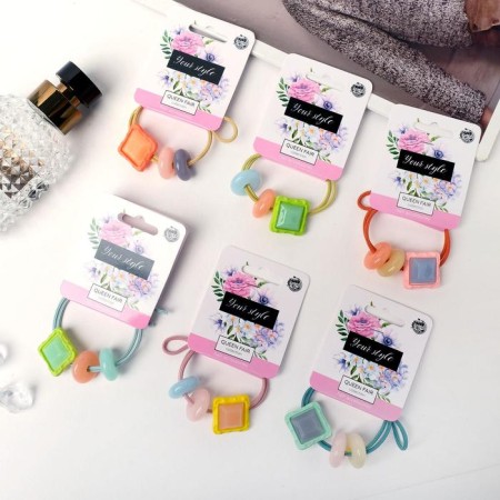 Hair gum "Chantal" geometry, mix-2