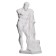 Gypsum figure Hercules statue, 27.5 x 27.5 x 74 cm