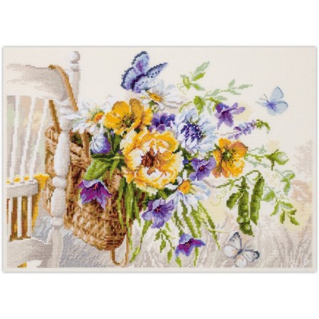 Set for embroidery "Summer in the basket" 38 x 28-1