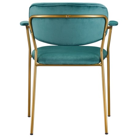 Eirill chair, 530 × 590 × 770 mm, velor, dark green color-13