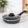 Forever pan, D = 20 cm, removable handle, glass cover, anti -stick coating, black color