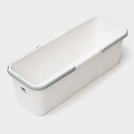 Raccoon cleaning bucket, 20 l, 59.5 × 22 × 19 cm, bottom 55 × 17 cm, white color-4