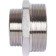 Nipple transition stout SFT-0004-002122, 2 1/2 "x2", outer thread, nickel-plated brass