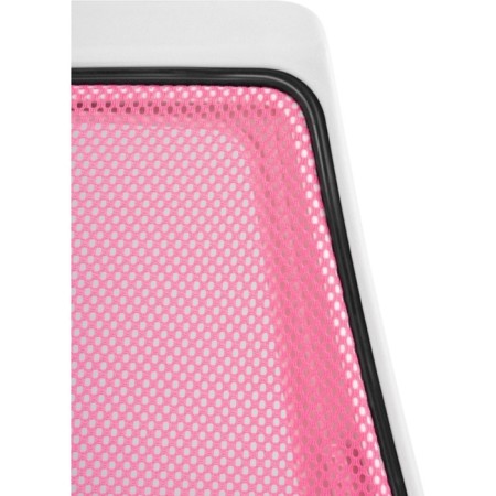 Children's armchair Ergoplus metal/fabric, chrome/pink 61x55x84 cm-7