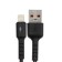 EXPLOYD EX-K-1261, Lightning-USB, 3 A, 1 m, charging/data transfer, silicone, black