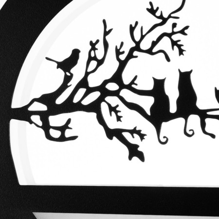 Sconces "Birds on the branch" LED 24W 3000-4000K Black 22x3.5x22 cm-4