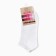 Women's socks shortened, white color, rr 23-25