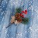 Decor "Winter Dreams" Berries Bow, 13 cm
