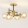 Cutilux Catilux chandelier CL143143 50x50x30 cm, 4x40W, E14, brown color