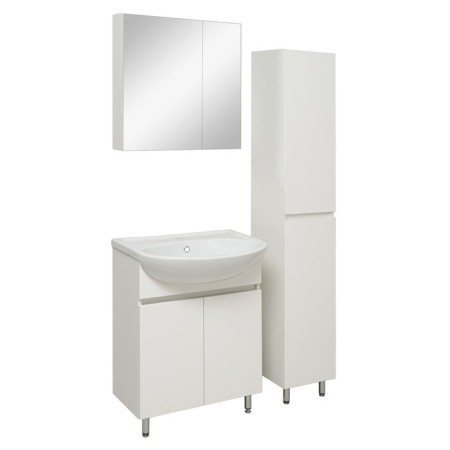 Bathroom mirror "Lada 60" white, 12 x 60 x 65 cm-2