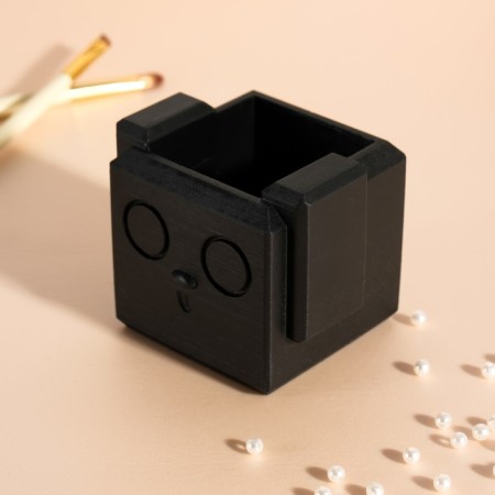 Interior subject "dog" black 6.5x7.5x6.5 cm-1